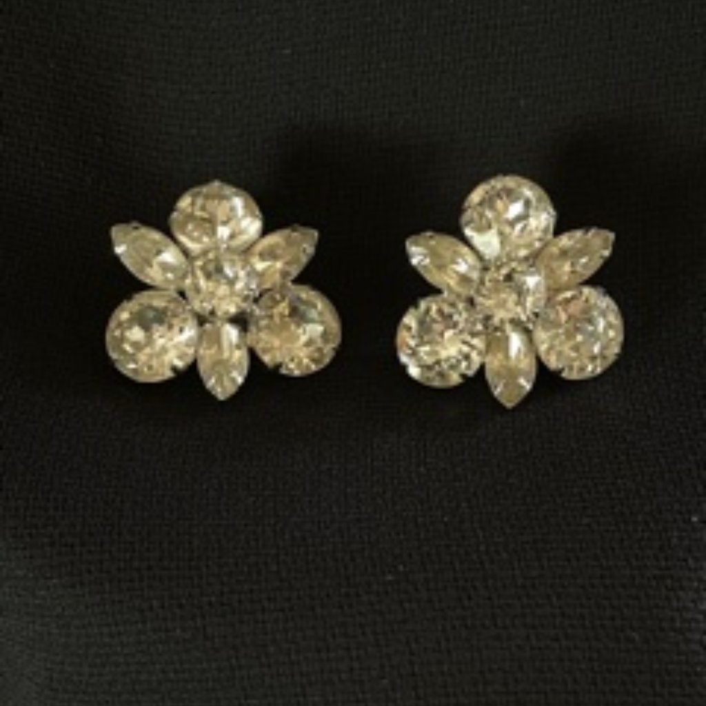 Vintage Rhinestone Eisenberg Earrings